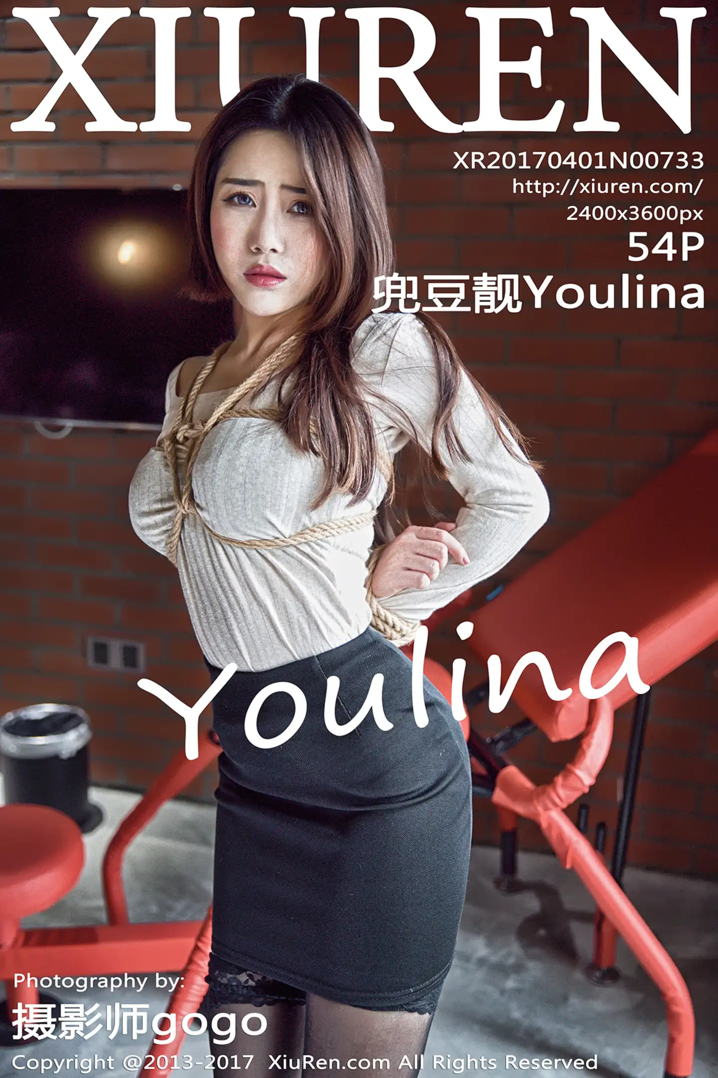 [XiuRen秀人网]No.733_嫩模兜豆靓Youlina居家吊带黑丝情趣内衣秀完美身材诱惑写真54P-秀人网 - XiuRen.Space